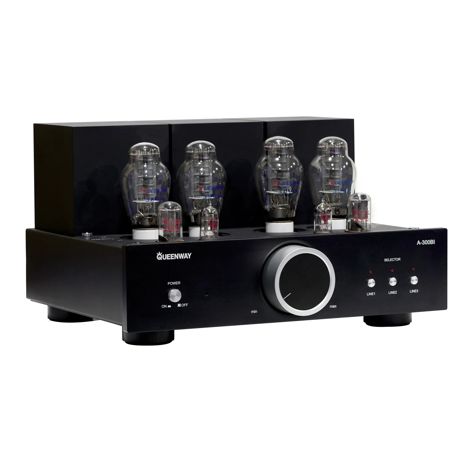 2026 New Queenway A-300BI 5TH 300B 4PCS Integrated Tube Vacuum Amp