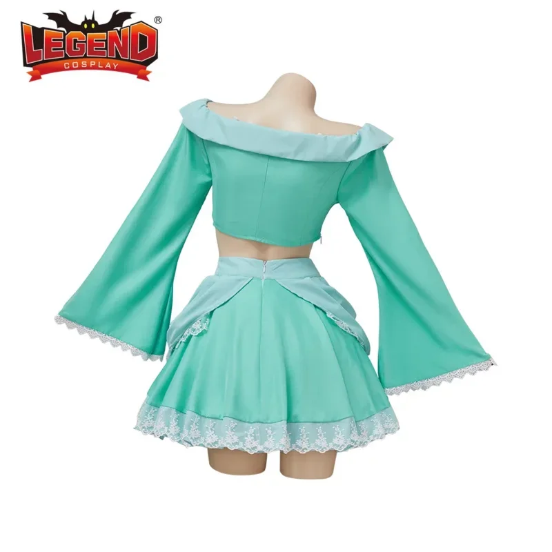 เจ้าหญิง Rosalina ชุดเครื่องแต่งกาย COSPLAY Light Blue Peach Super Bros Rosalina เครื่องแต่งกาย Lolita ชุดกระโปรงชุดผู้หญิง U