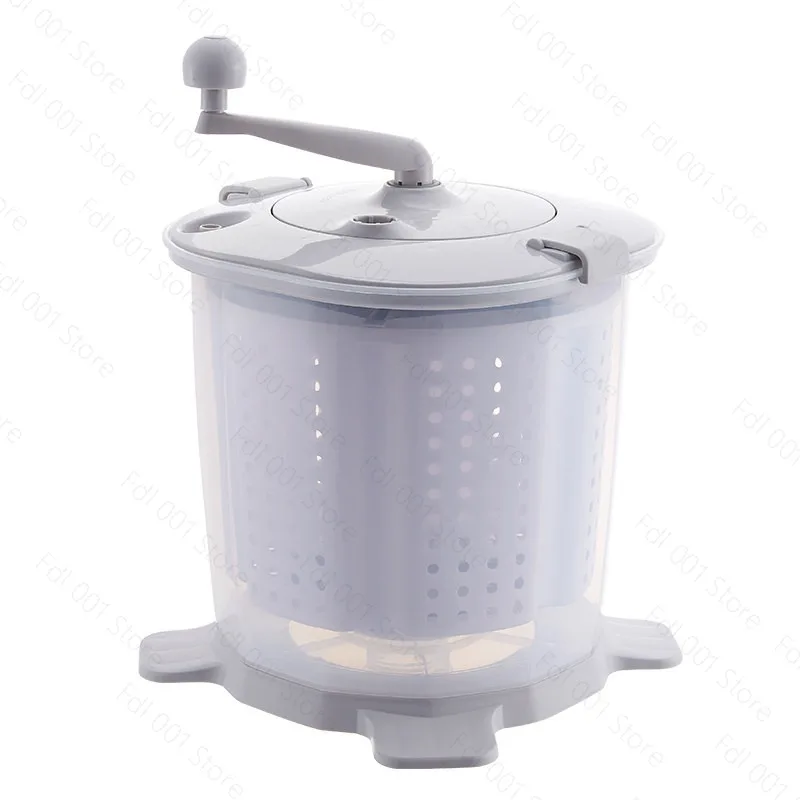 5KG Hand Drum Washing Machine & Dehydrator, Manual Wash & Dry for Student Dormitory, 0-400RPM