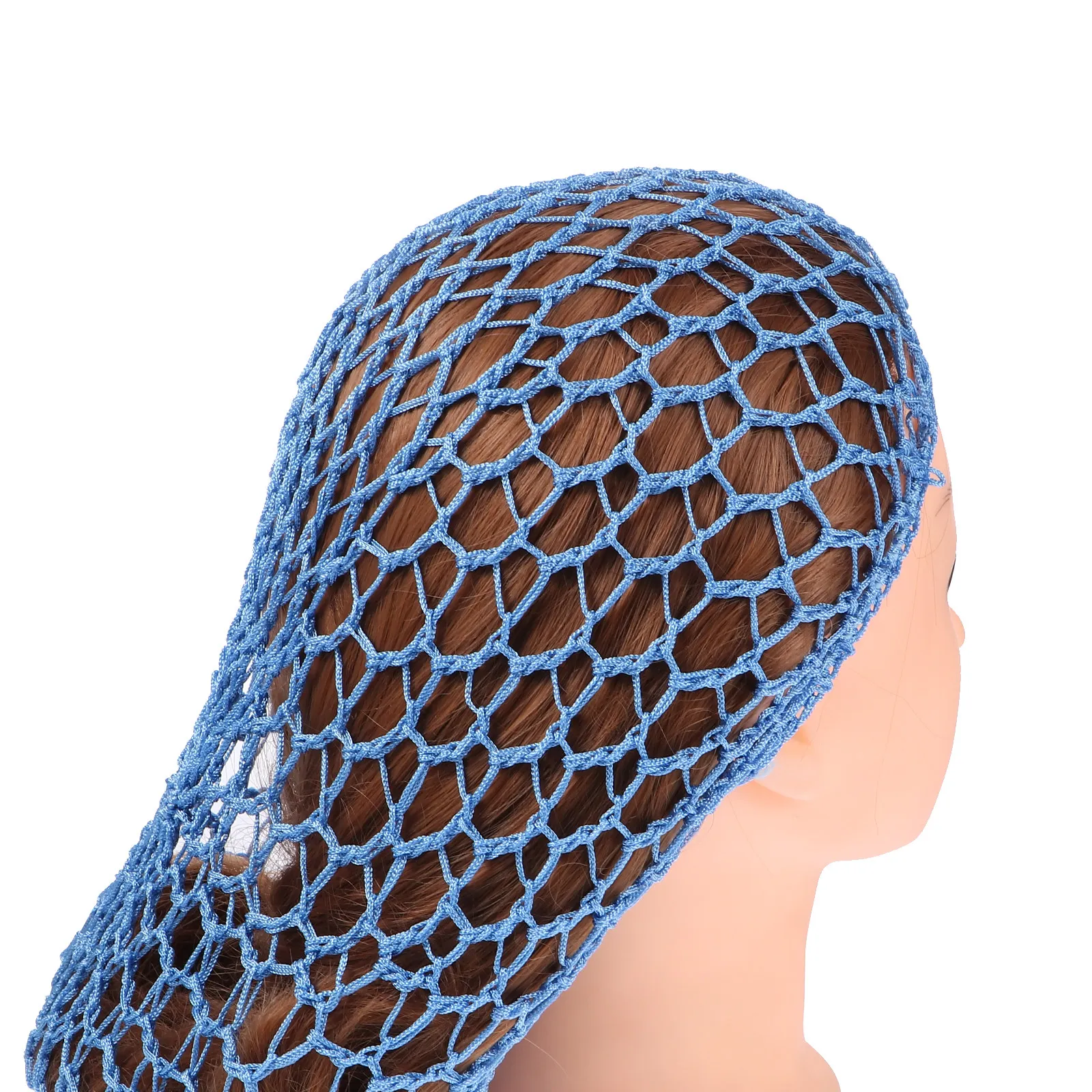 2Pcs Crochet Hair Net Snood Sleep Cap for Women Premium Stretchy Hair Protection Net Keeps Hairstyle Neat Overnight
