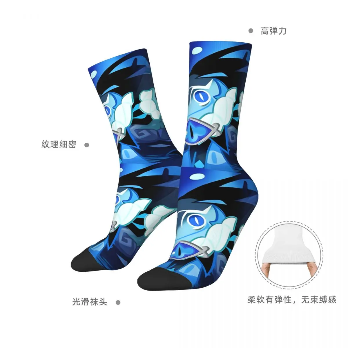 Kaus Kaki Kerajaan Lari Kue Susu Bayangan Uniseks Lucu Musim Gugur Musim Dingin Kaus Kaki Basket Sejuk Anime Kartun Lucu