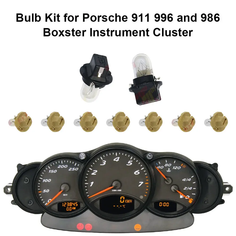 Bulb Kit for Porsche 911 996 and 986 Boxster Instrument Cluster