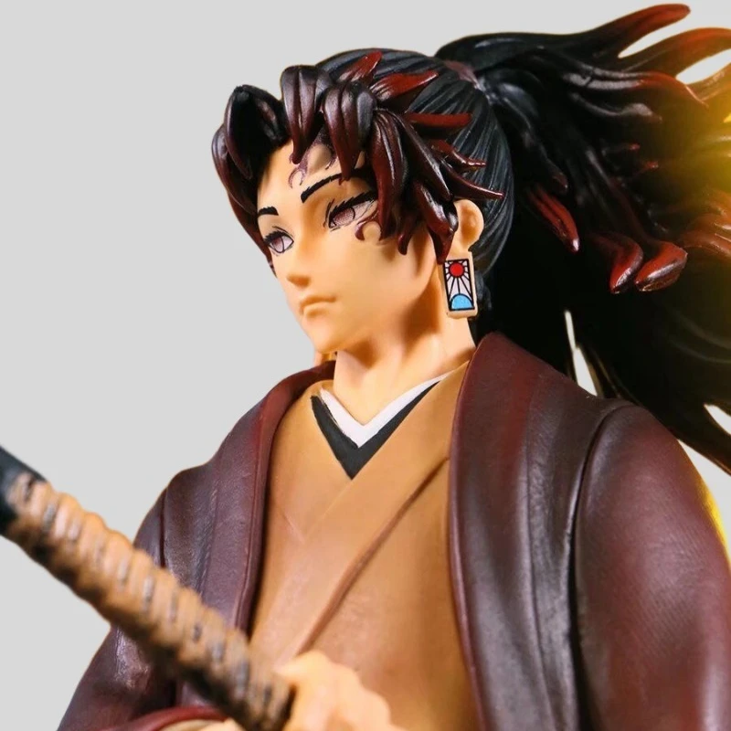 在庫 40 センチメートルアニメデーモンスレイヤー継国縁壱アクショングッズ Pvc モデルフィギュア机の装飾像モデル子供のおもちゃのギフト