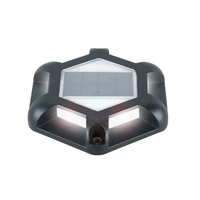 IP65 Waterproof LED Solar Powered Road Stud Reflective Nails Ground Warning Light Lamp