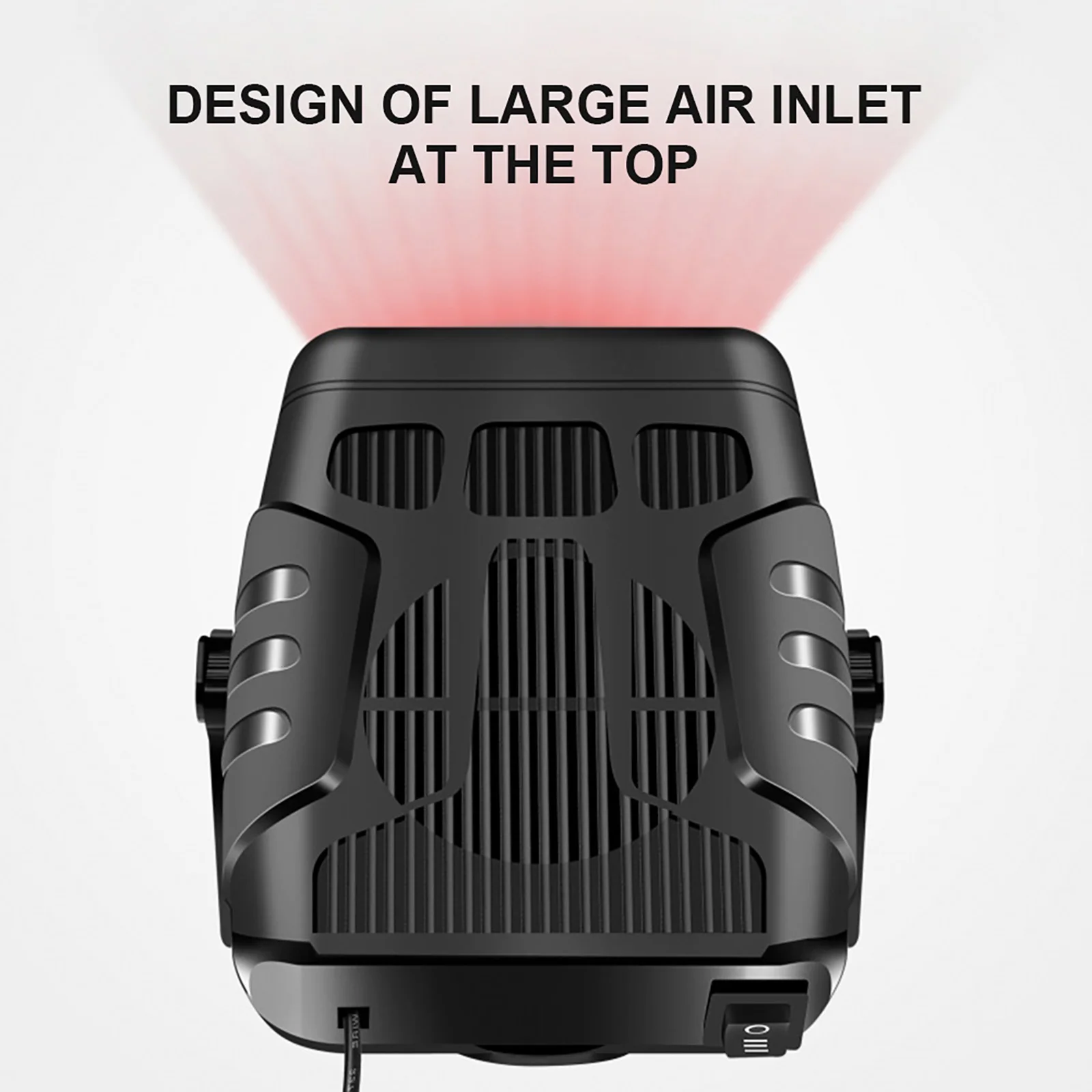 12V/24V Car Windshield Defogger Defroster Heating Cooling Fan Defogging Defrosting Heating Fan 2 in 1 Anti-Fog Automobile Heater