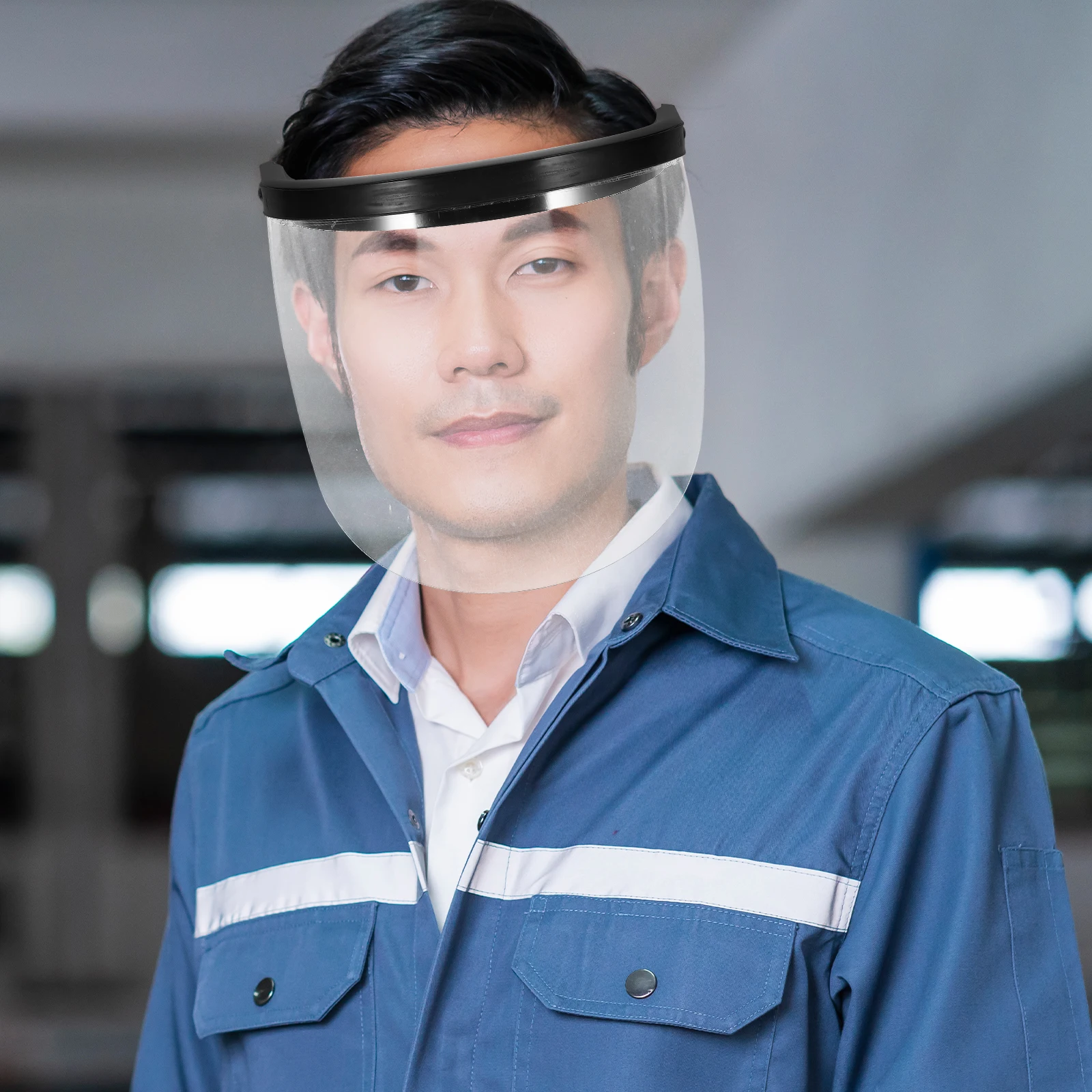 

Protective Faces Shield Full Face Welding Mask Heat Resistant Adjustable Head Mounted for Grinding Industrial Use
