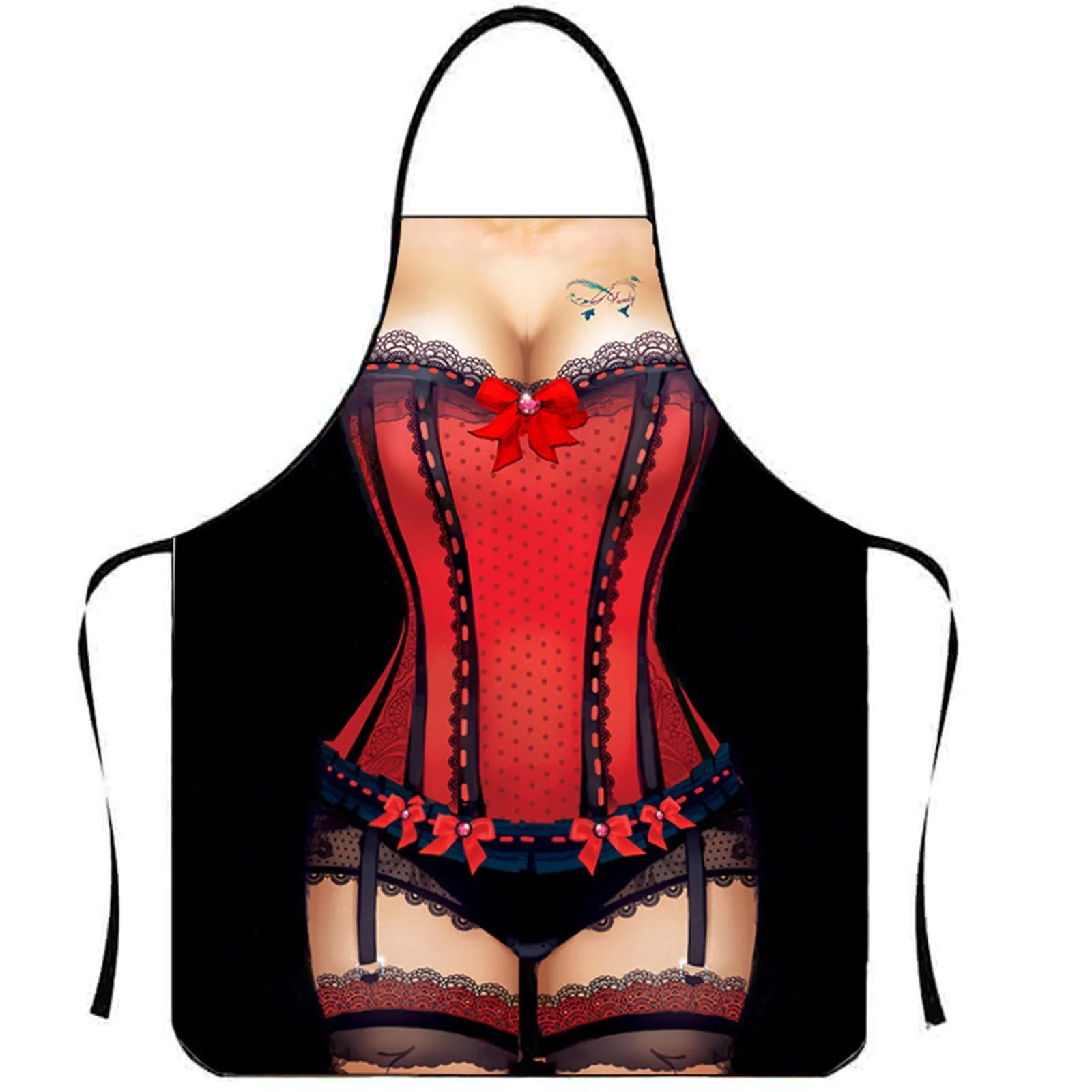 Funny Novelty Apron 80*60cm Creative Personality Kitchen Apron For Men Women Party Bbq Cooking Humorous Gift HumoríStico 2026