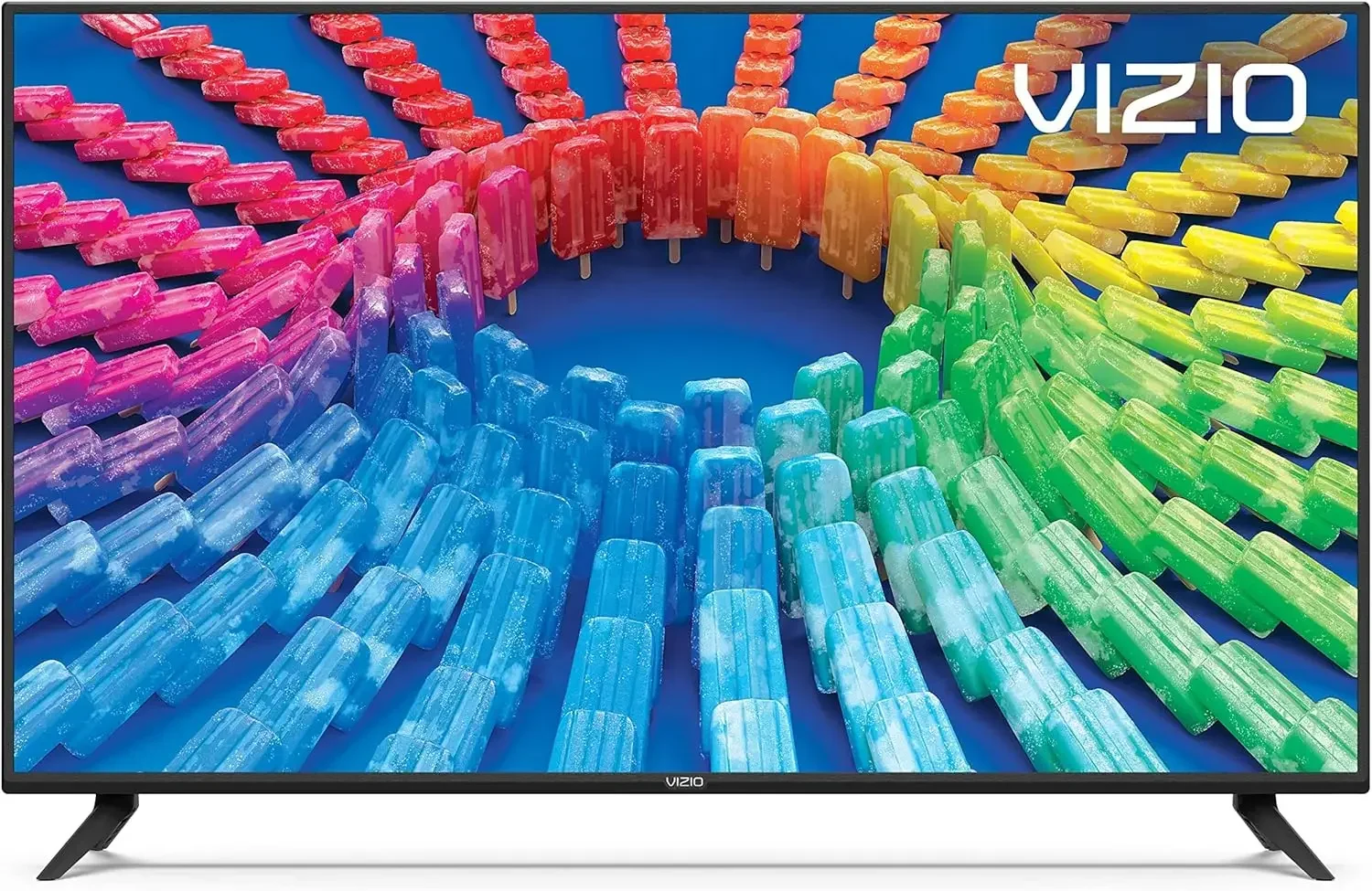 TV inteligente 4K de 50 polegadas, televisão HDR LED UHD série V com Apple AirPlay e Chromecast embutido