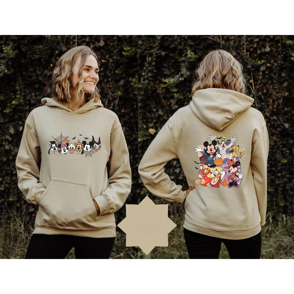 De Disney Mickey-themed bedrukte hoodie uit 2025 is een stijlvol en warm sweatshirt voor koppels voor herfst en winter