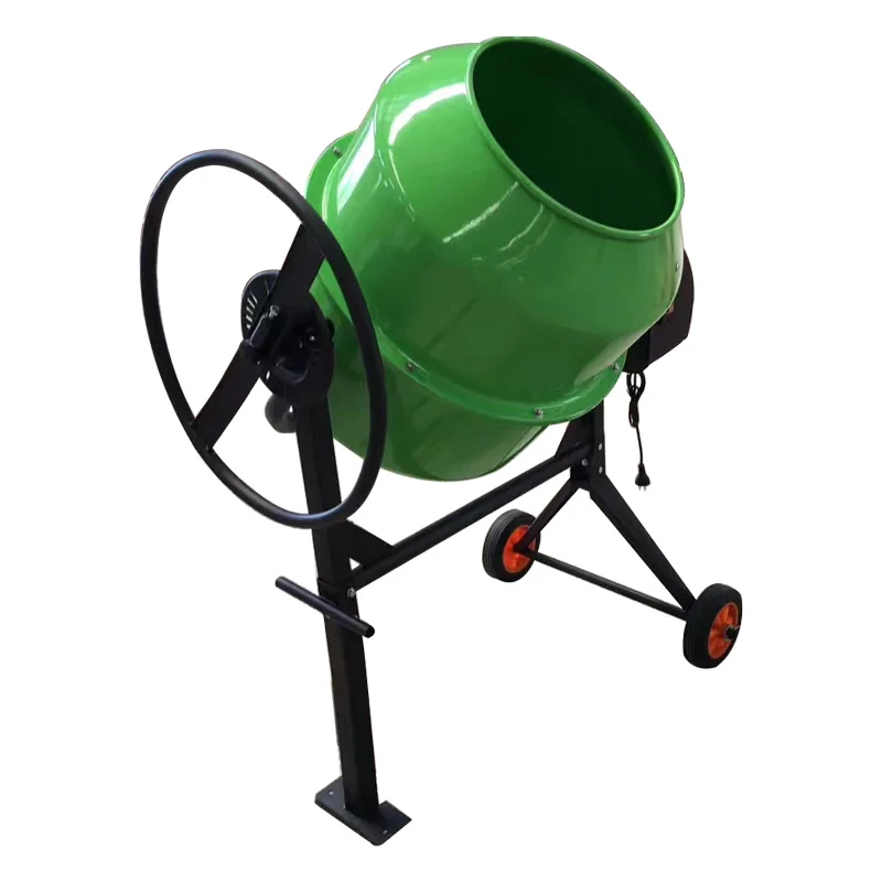 

Portable Drum Mixer 330mm Opening Diameter Mixing Drum Cement Mixer For Construction Site