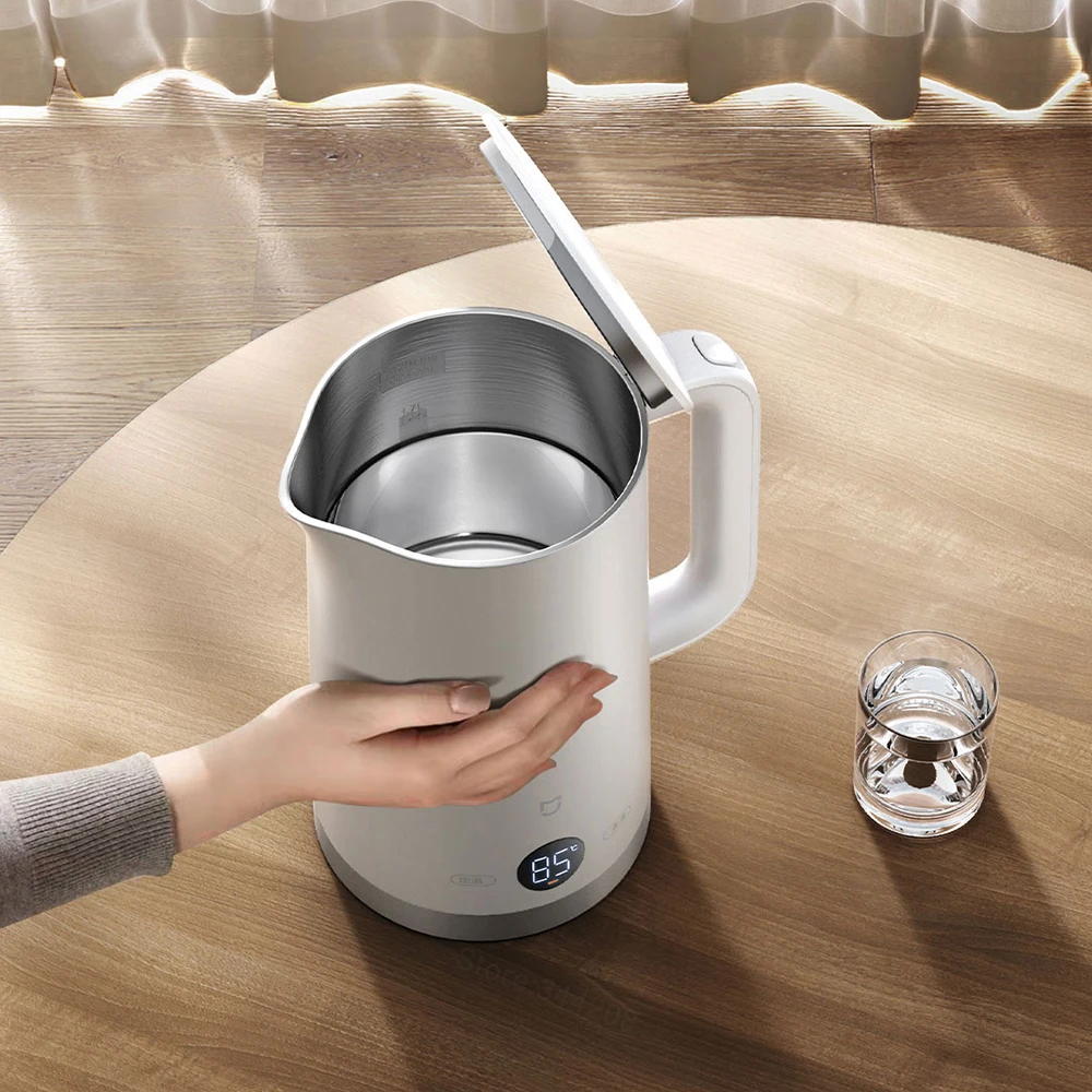 XIAOMI MIJIA Waterkokers met constante temperatuur 3 keukenapparatuur LED-display 24 uur intelligente thermoskan 4 modi thee koffie