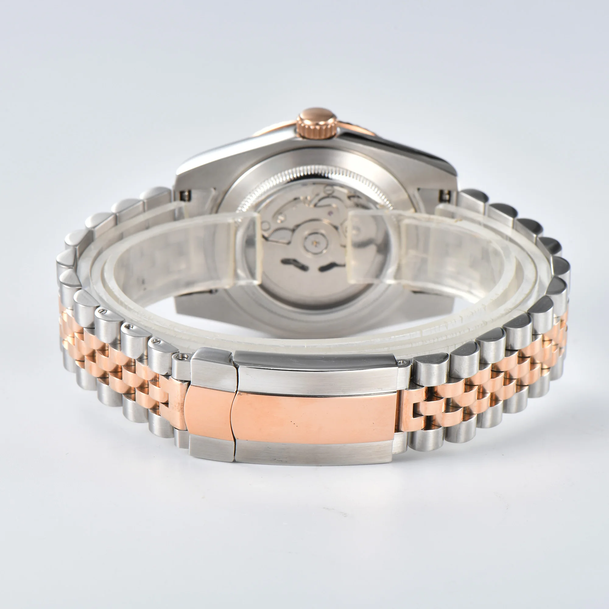 Gli orologi da polso automatici da uomo NH35 da 39 mm con quadrante a foglia di palma e movimento automatico giapponese autentico NH35 possono personalizzare il logo