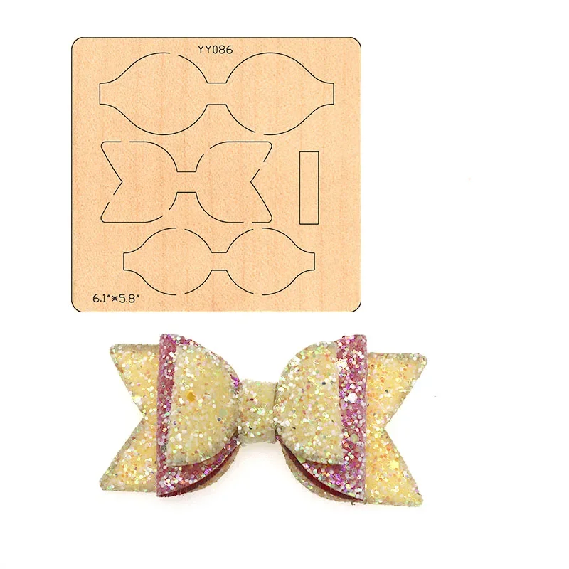 JK -Bow DIY YY086 YY Wooden Mold Scrapbook Cutting Dies Suitable For Market General Machines