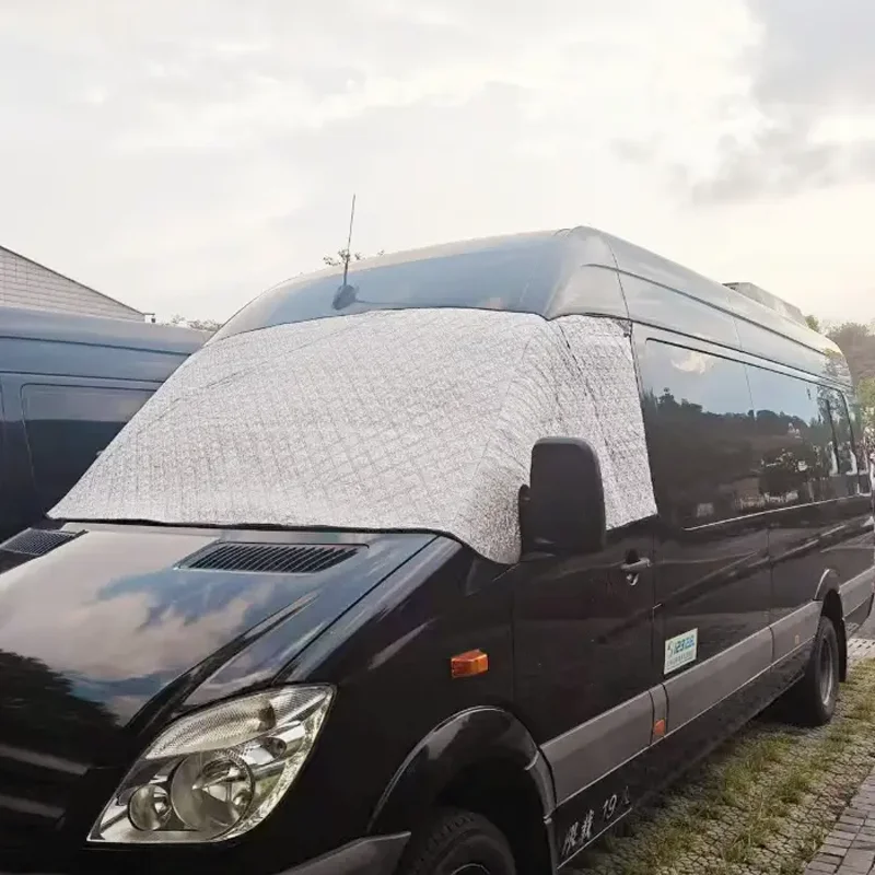 RV Windowshield Cover For Mercedes-Benz Sprinter 515 Sunshade Cover Windscreen Snow Frost Protection RV Motorhome Accessories
