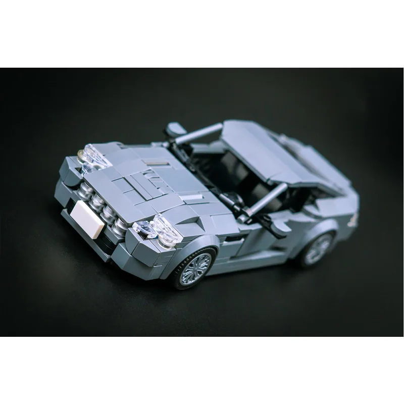 2024   V12 Aston Car Speed Champion Classic Classic Car Building Blocks Brick Boy Racing Model Children's Toy Gift