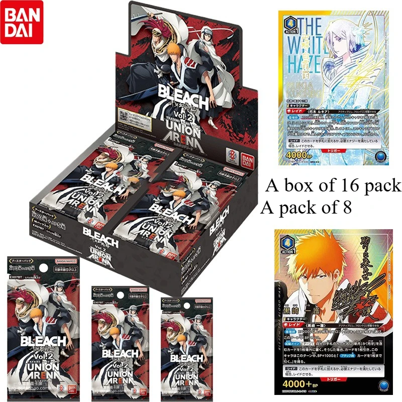 

Hot Official Bandai Union Arena UA-09BT Booster Box Bleach TTYBW Vol.2 TCG Sealed W/ 4000+BP Signature Card Japanese Versio Gift