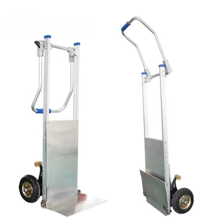 Multi-purpose 2 Wheels Stair Climbing Hand Truck 200kg Cargo Transport Folding Battery Powered Electric Trolley