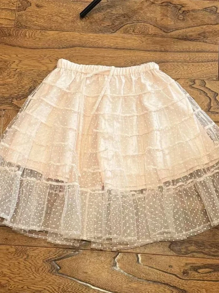 Korean Fashion Slim Fit White Lace Bow Long Ruffle Sleeve Knit Cardigan Cami Top 3 Piece Set Women Kawaii Pink Short Skirt Set view 4
