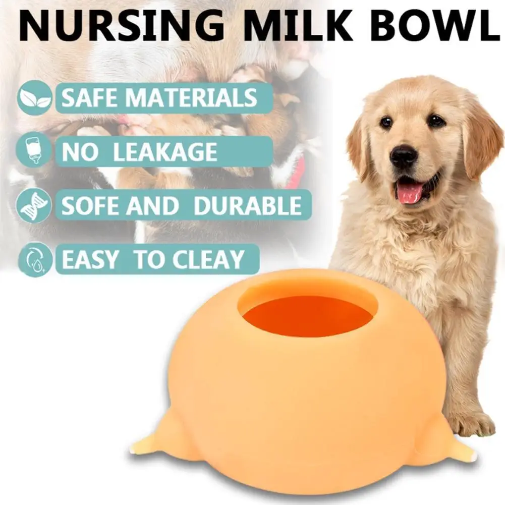 150ML Bubble Milk Bowl Feeder Silicone Nipples Pet Feeder Bubble Milk Bowl Feeder Kittle Puppy Nursing Drink Food Dispenser