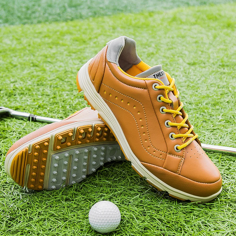 Luksusowe buty golfowe Męskie wysokiej jakości trampki golfowe Outdoor Walking Gym Sneakers