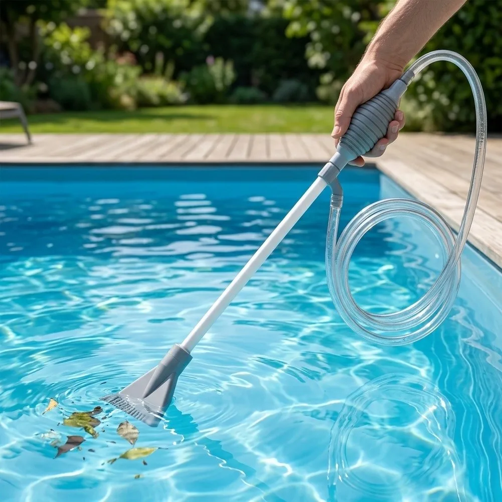 3 Meter Manual Spa For Vacuum Wand for Pool and Spa Cleaning - Lightweight Handheld Siphon Tool with Easy Operation