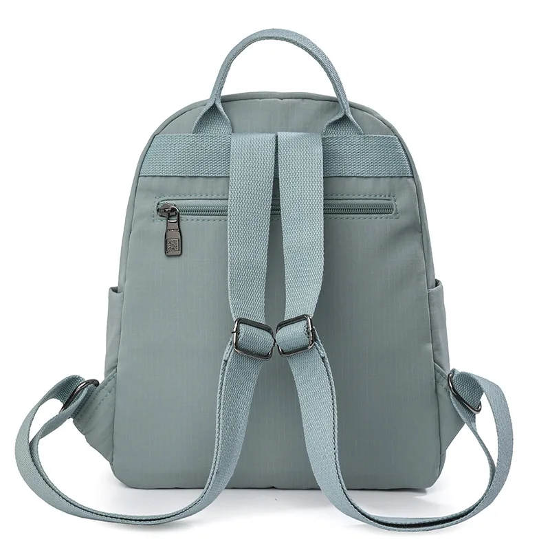 حقائب ظهر عصرية من النايلون للنساء 2025 حقيبة كتب من القماش حقيبة كتف يابانية للطلاب الجامعيين حقيبة مدرسية أنثوية Mochila