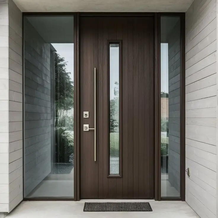 

Custom Design Pivot Front Doors for Houses Modern Custom-made Exterior Door Entrance Luxury Aluminum Entry Security Door