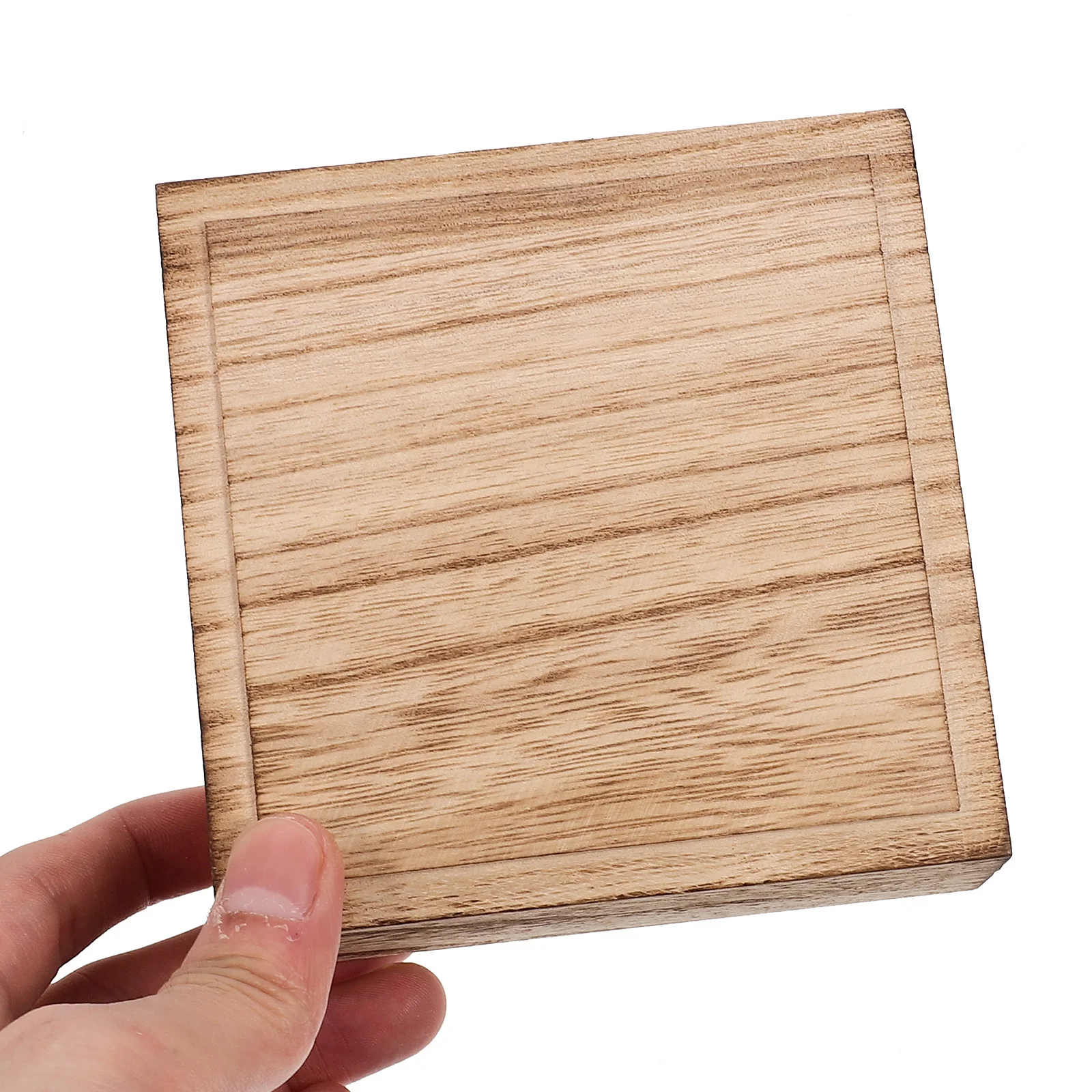 صندوق مجوهرات خشبي حقيبة تخزين حلية صغيرة للأقراط والقلائد والخواتم منظم سطح المكتب حامل أشتات خشبي