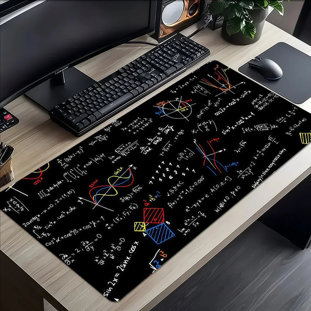 Mathematical Formula Mouse Pad Non-slip Thickened MousePad Large Writing Lockedge Office Student Gaming Cushion