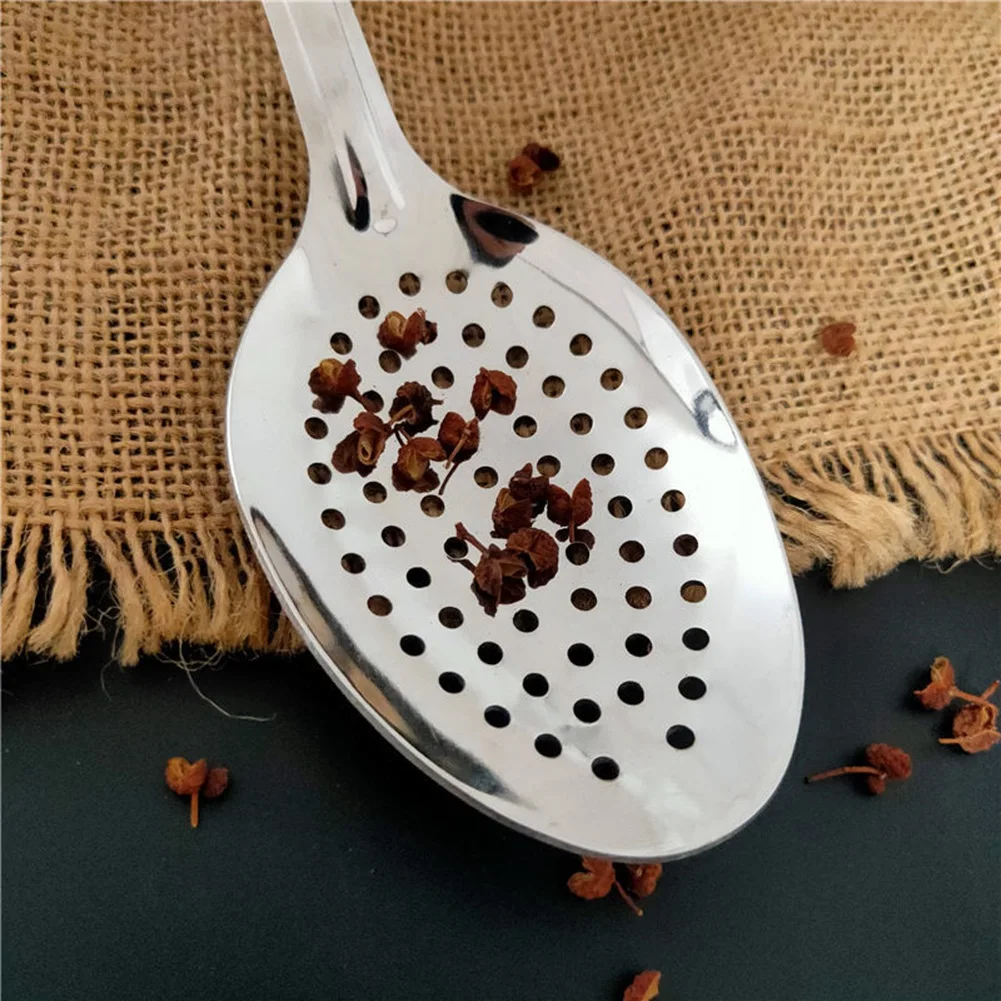 مصفاة صغيرة سميكة المنزلية المقلية زلابية ملعقة مصفاة المطبخ