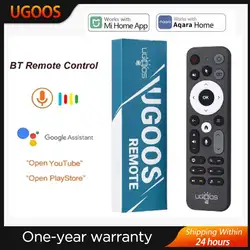 UGOOS UR02  Remote Control Voice Control Replacement for Ugoos TOX1 TOX3 TOX4 AM8 PRO AM6B PLUS X4 X4Q Cube Pro Extra TV Box