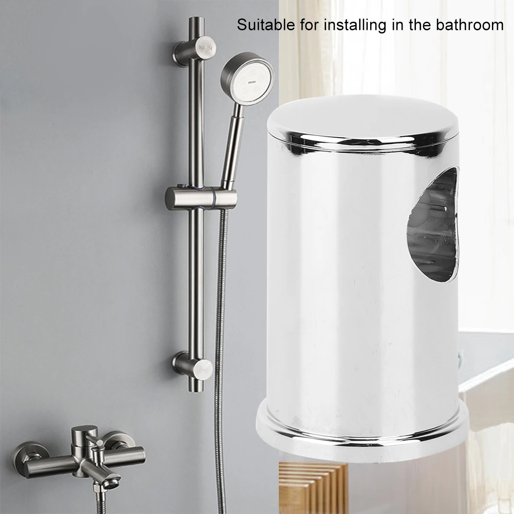 2 Stücke Silber Weiß ABS Galvanik Dusche Hebe Schiene Halterung Basis Badezimmer Zubehör