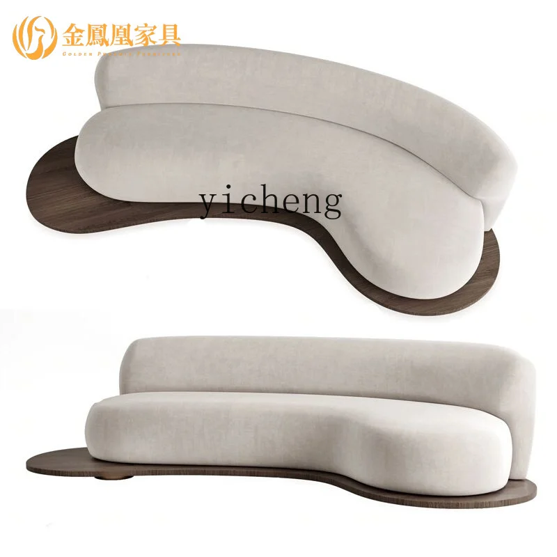 

FY Curved Sofa Living Room Hotel Lobby Rest Area Booth