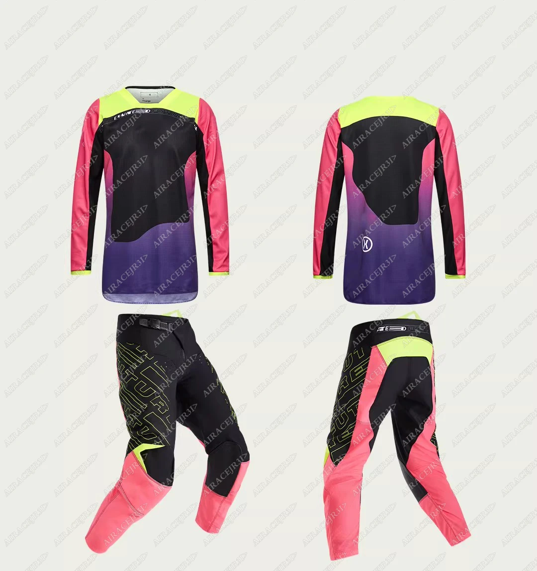 Motocross Mxfox Motorcycle Dirt Bike Protective Gear Set Jerseys Pants Combo Offroad Racing Enduro Motorbike Mountain Men Womens