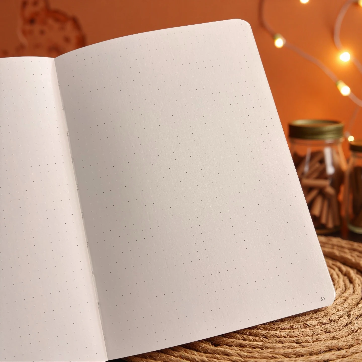 BUKE A5 Dooted Notebook Dot Grid Journal – 160 nummerierte Seiten für Bujo, Reisen und tägliche Notizen – Detail 8