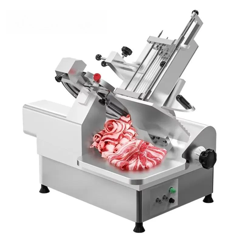 For 18.4 Inches Fully Automatic Beef Lamb Pork Roll Frozen Meat Slicer Cutter Electric Cutting Machine