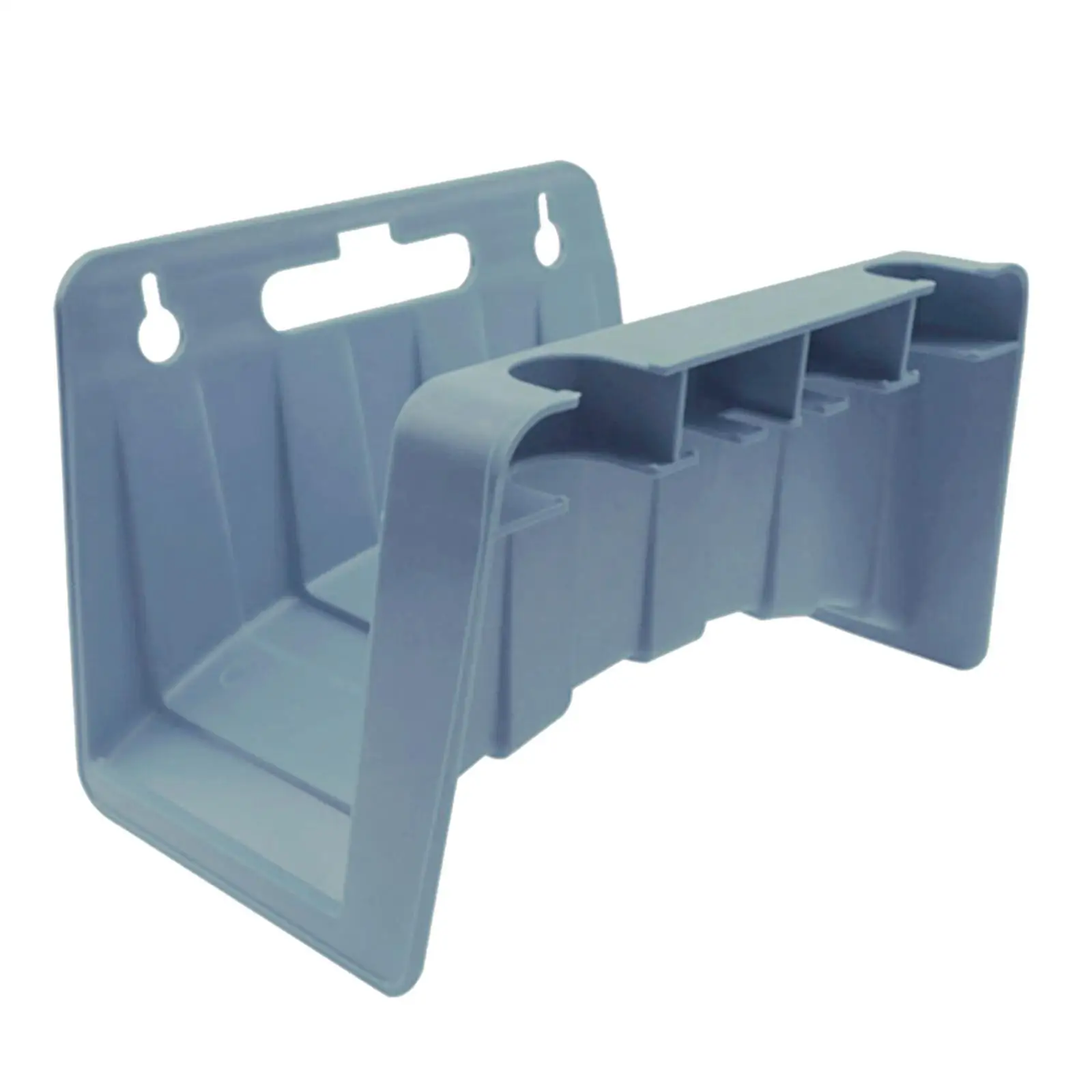 보관함이 있는 호스 릴 벽걸이형 정원 정리함 오렌지