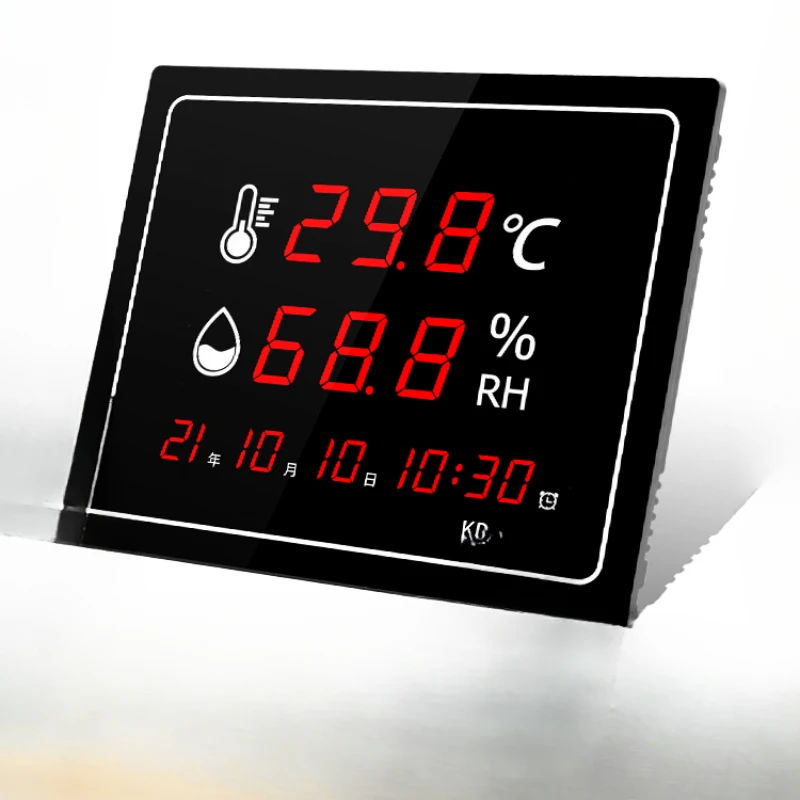 

Large screen thermohygrometer industry, high precision