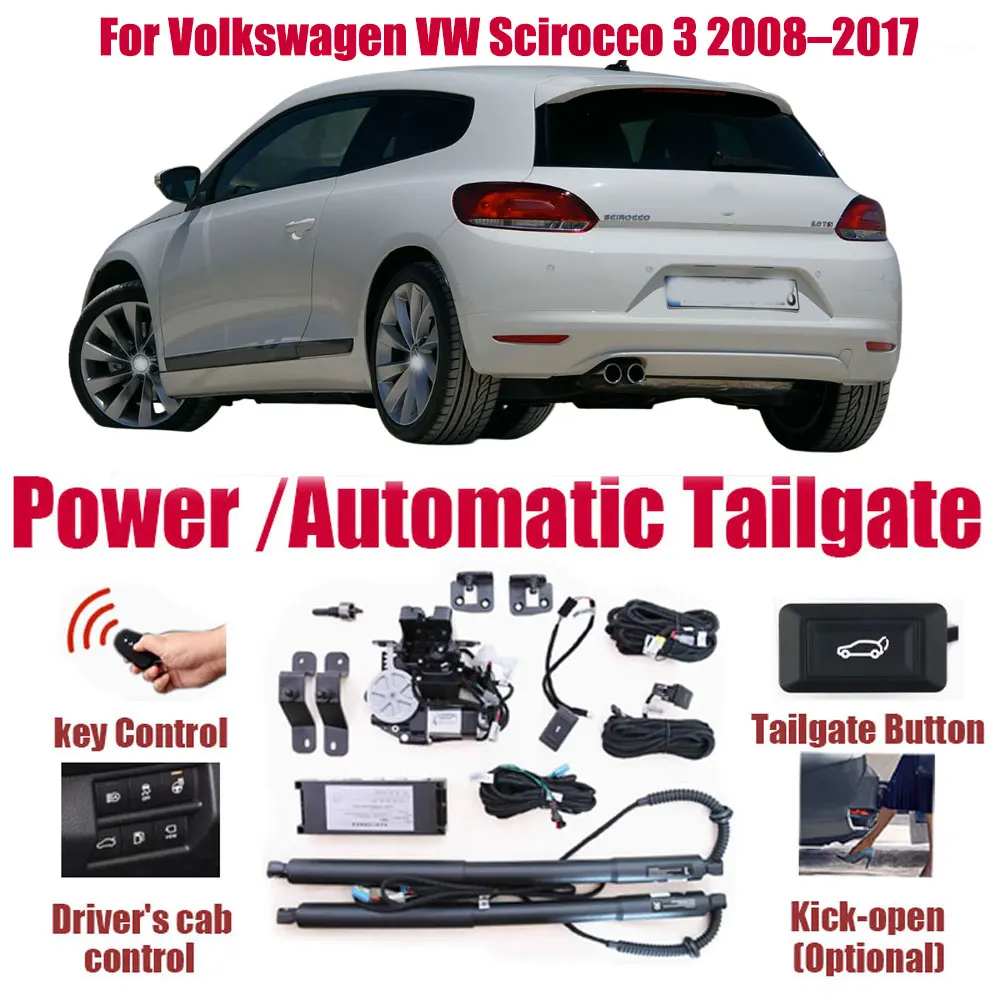 For Volkswagen VW Scirocco 3 2008–2017 Car Automatic Lifting kit Opening Trunk Intelligent Electric Lift Tailgate Power Tailgat