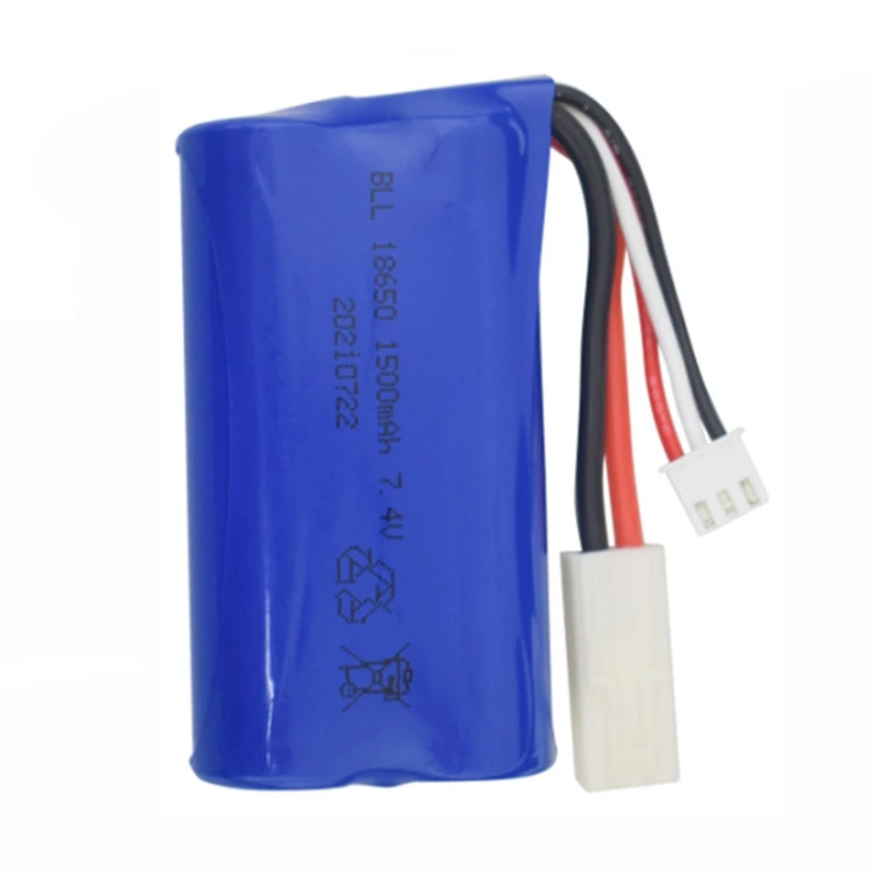 7.4V 1500Mah Lipo Battery For FT009 FX067C HQ955 948 K959 HJ817 816 RC Speed Boat Spare Parts Replace Accessories