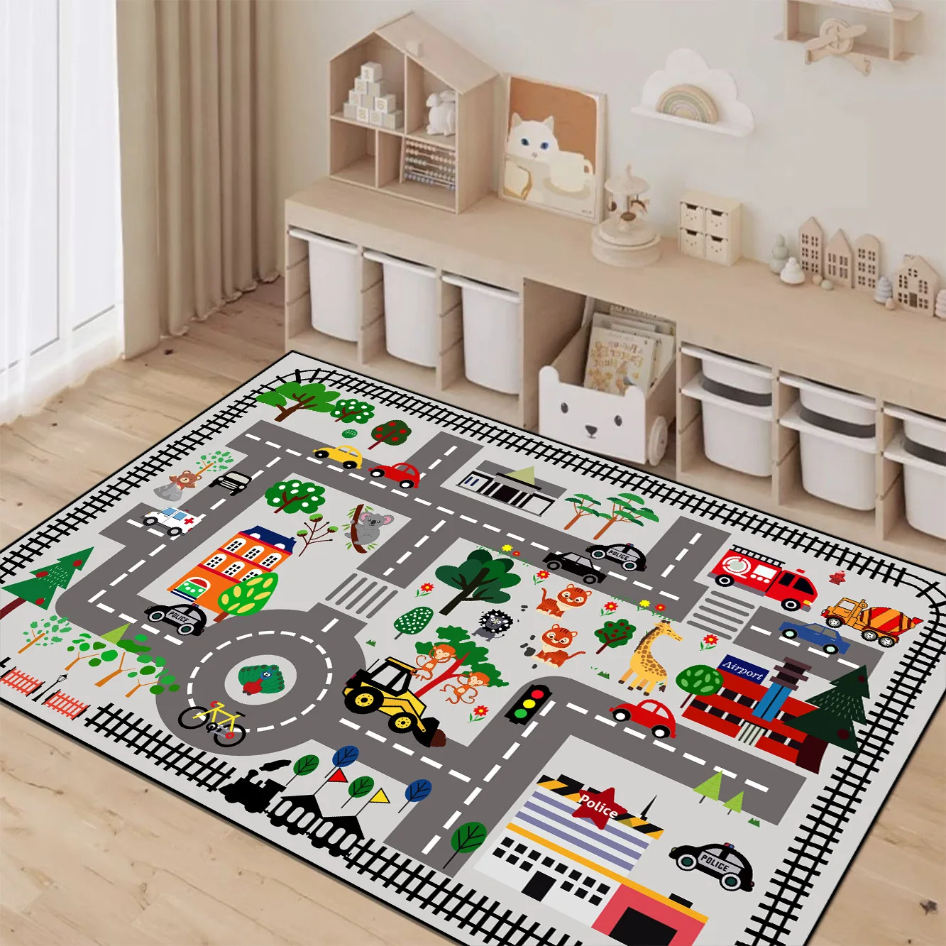 Bedroom Decoration Children Soft Carpet Child Play Games Floor Mat Boys Girl Room Bedside Rug Living Room Sofa Side Large Rugs