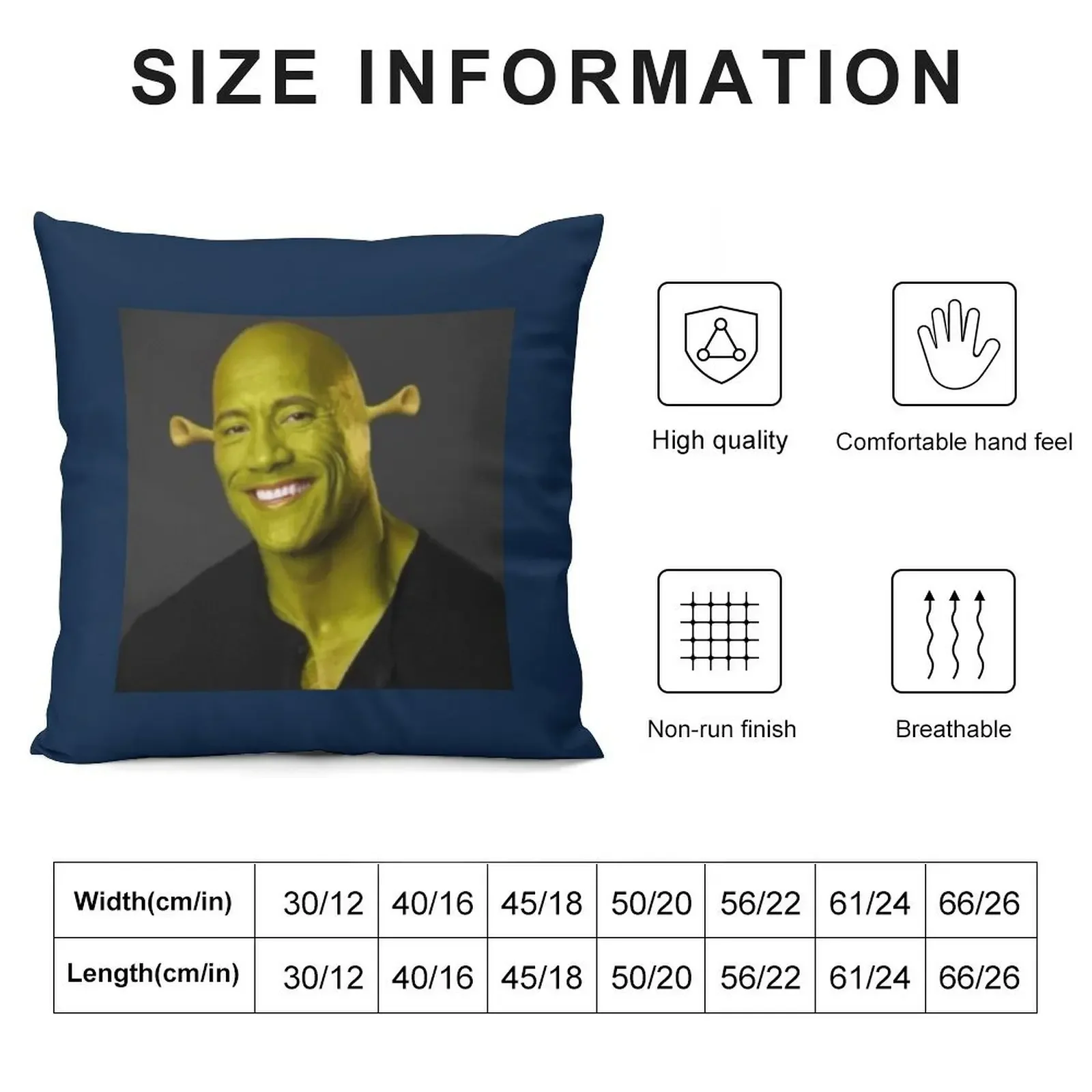 Dwayne _The Shrok_quot_ Johnson Throw Pillow New year anime girl Luxury Pillow Case Cushion Cover Set pillow