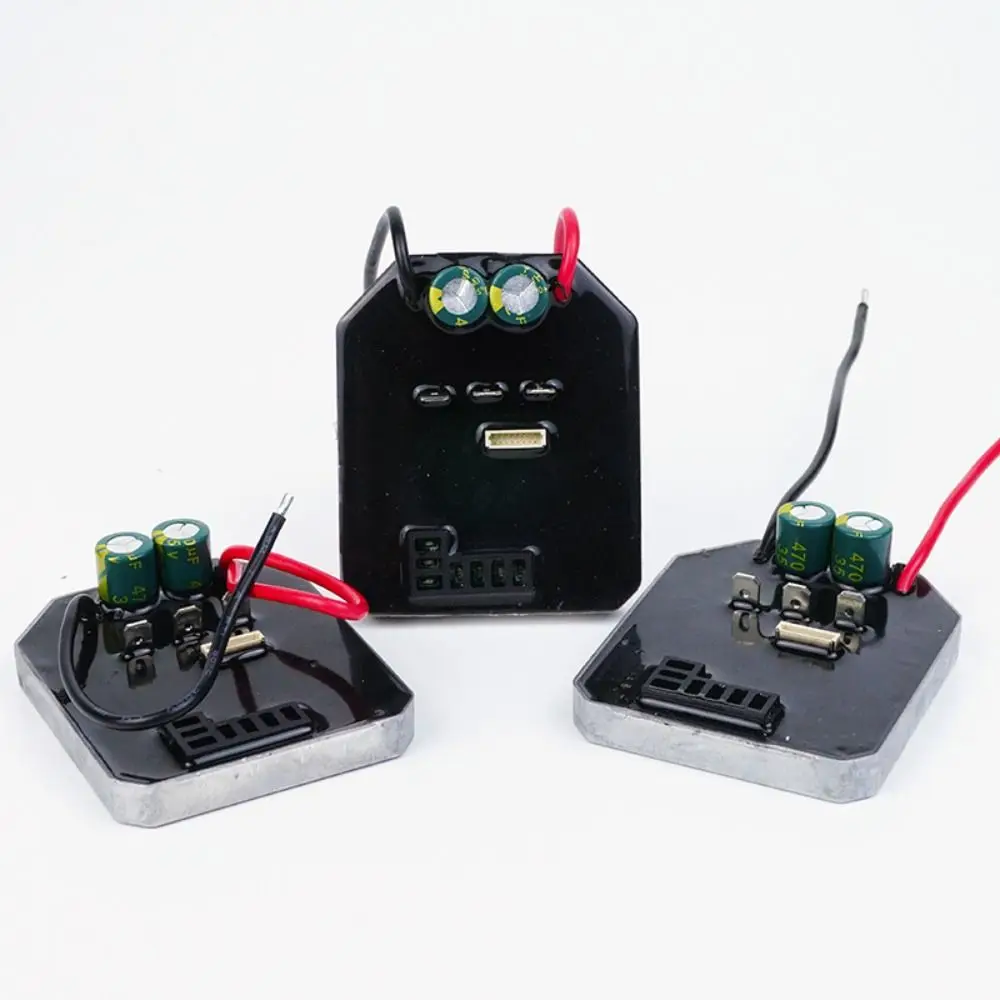 21V/50A Brushless Lithium Drill Controller Aluminum Shell Dual-Capacitor Electric Drill Board Speed Switch Brushless Lithium