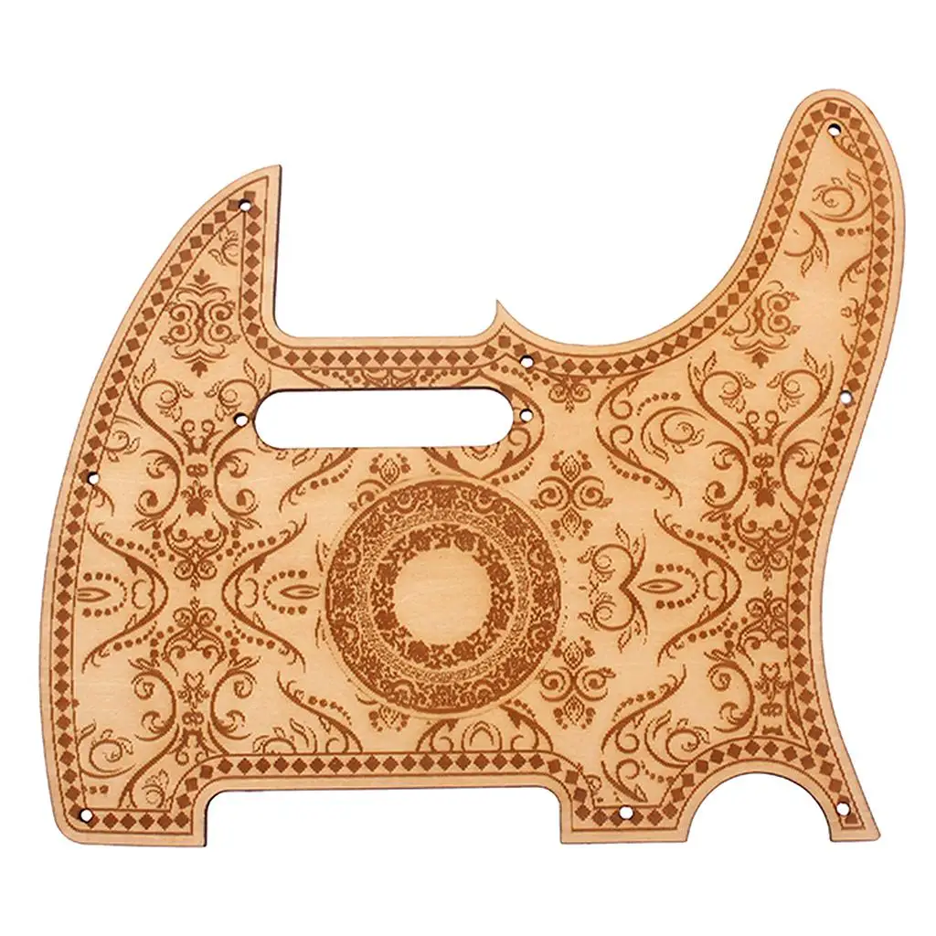 Maple Flower Pickguard Scratch Plate Protector for caster TL Guitar