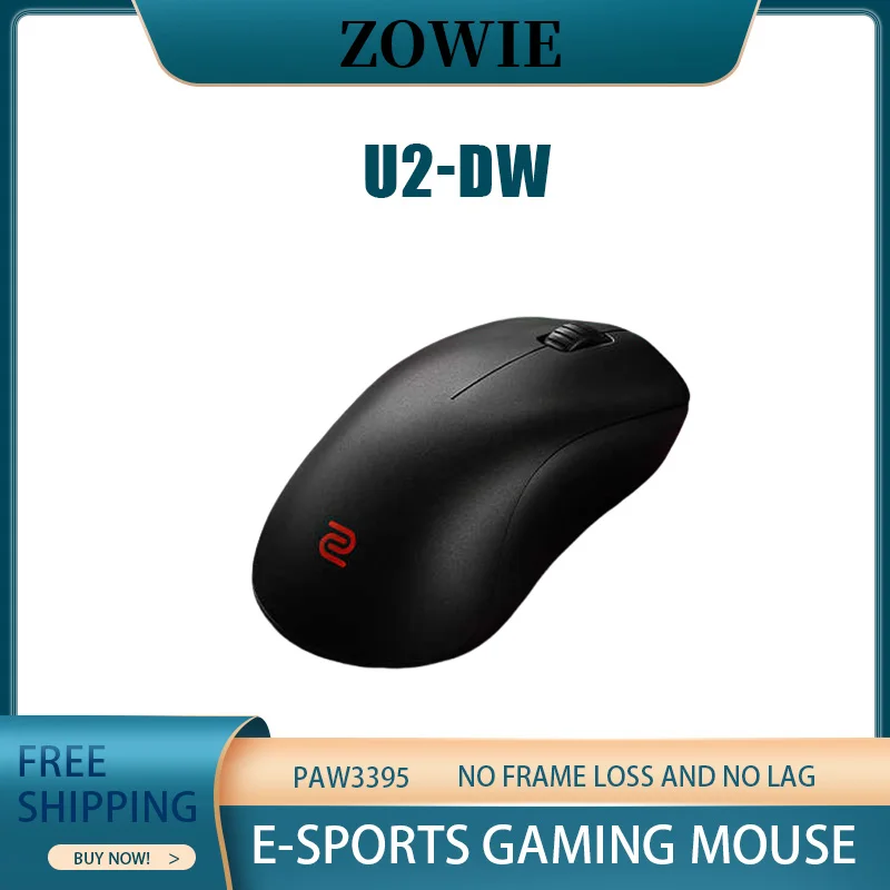 

Zowie U2-Dw Wireless Gaming Mouse Paw3395 3200dpi No Frame Loss And No Lag Ergonomics Plug And Play Fps Game Mouse Notebook Gift