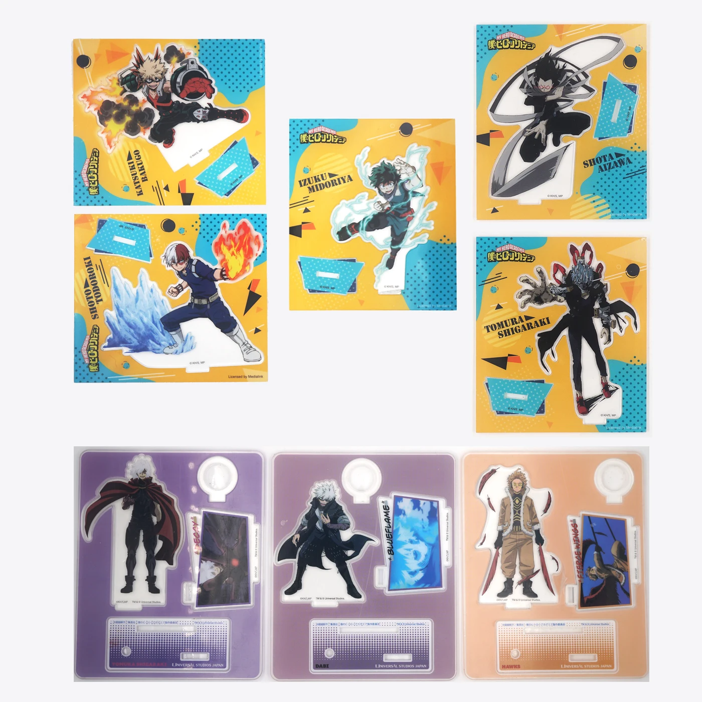 

My Hero Academia Anime MHA Boku no Hero Academia Tomura Hawks Dabi Midoriya Deku Bakugou Shoto All Might Acrylic Stand