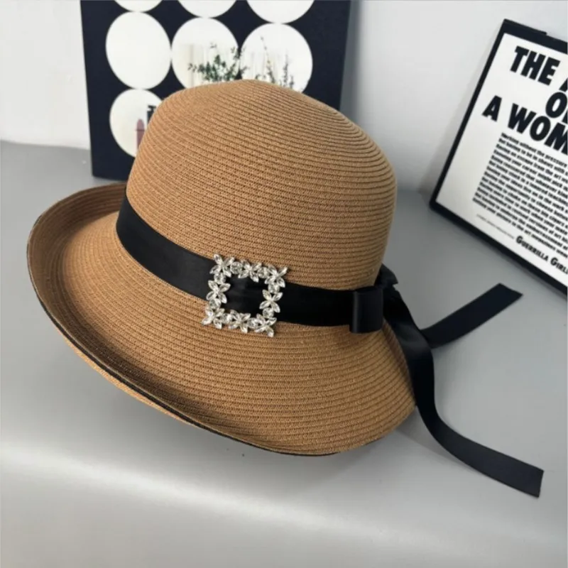 Fashionable new sun-protective hat foldable children's vacation and outing