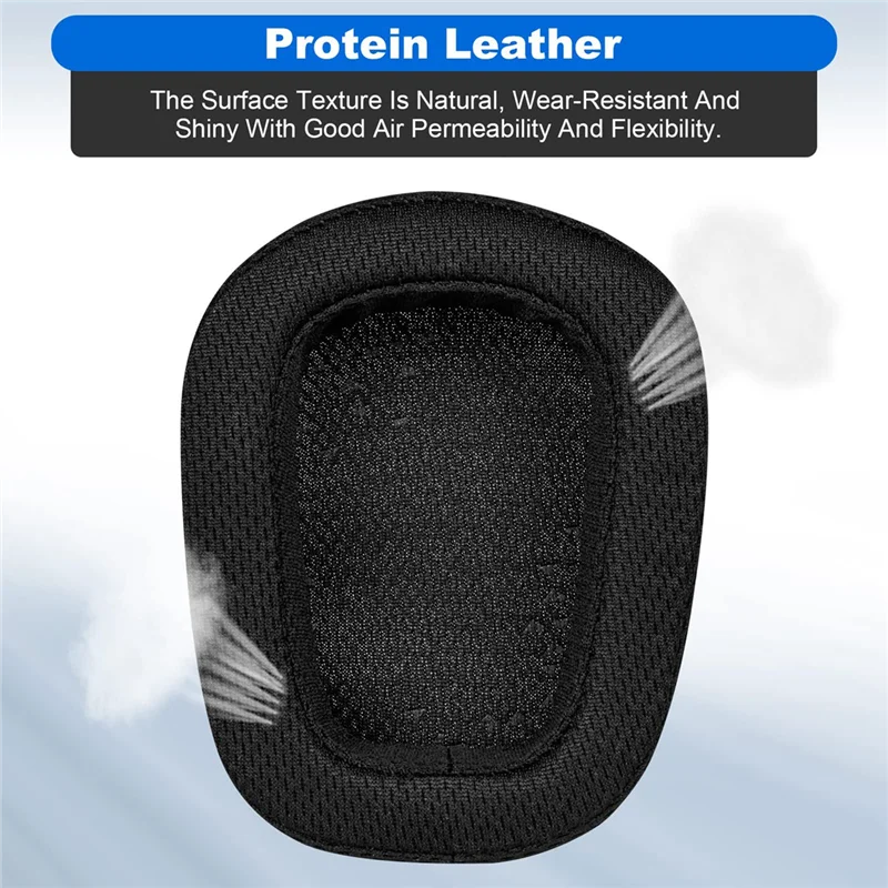 1 par espuma almofadas de ouvido almofada de couro para g935 g635 g533 g433 g231 jogos sem fio fone ouvido