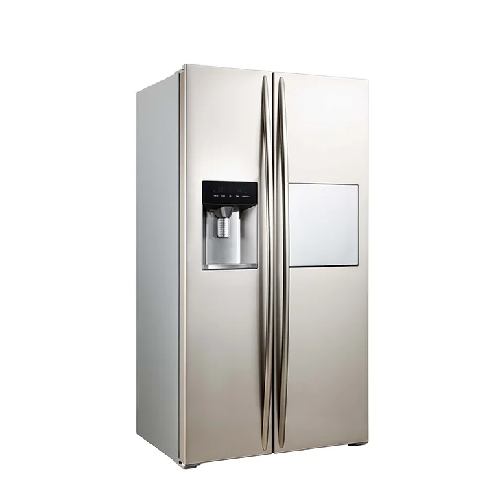 Hot Selling Customized LOGO Home Appliance Double 2 Doors Side by Side Door in Door Refrigerator with CE/CB