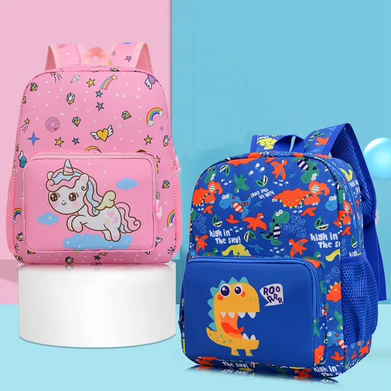 Children's Schoolbag Kindergarten Lightweight Waterproof Boy Girl Backpack Cute Cartoon Trend Double Shoulder Backpack